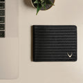 Sudan Sb Black Leather Bi-Fold Wallet