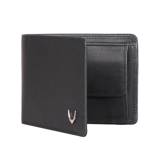 Sudan Sb Black Leather Bi-Fold Wallet