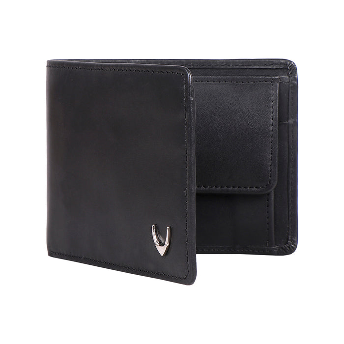 Sudan Sb Black Leather Bi-Fold Wallet