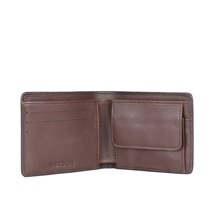 Sudan Sb Brown Leather Bi-Fold Wallet