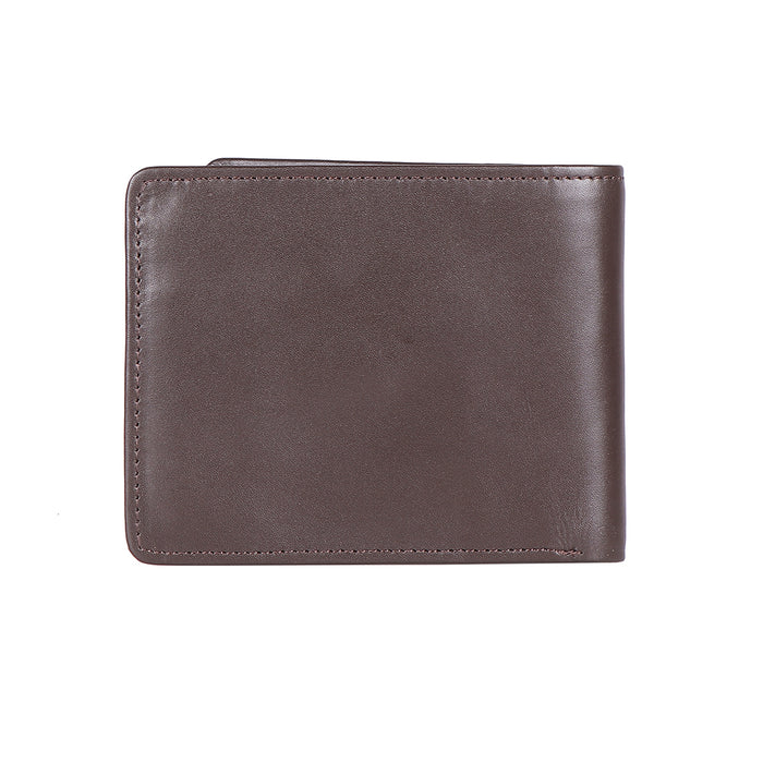 Sudan Sb Brown Leather Bi-Fold Wallet