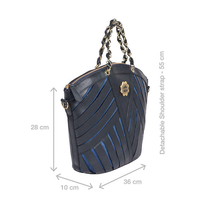 Summer 03 Blue Leather Crossbody