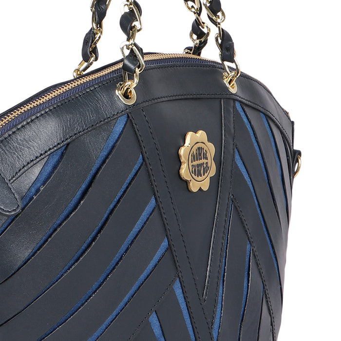 Summer 03 Blue Leather Crossbody