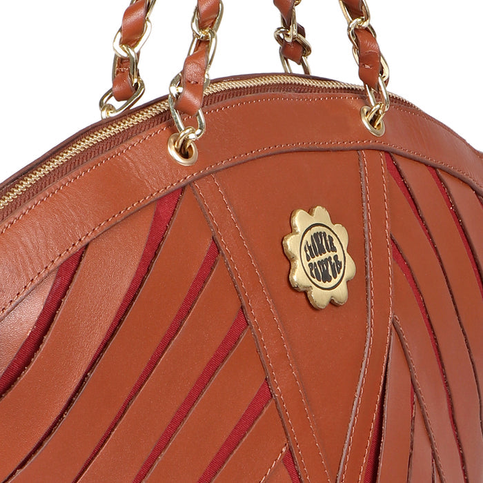 Summer 03 Tan Leather Crossbody