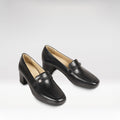 Sundance Women's Black Leather Loafers