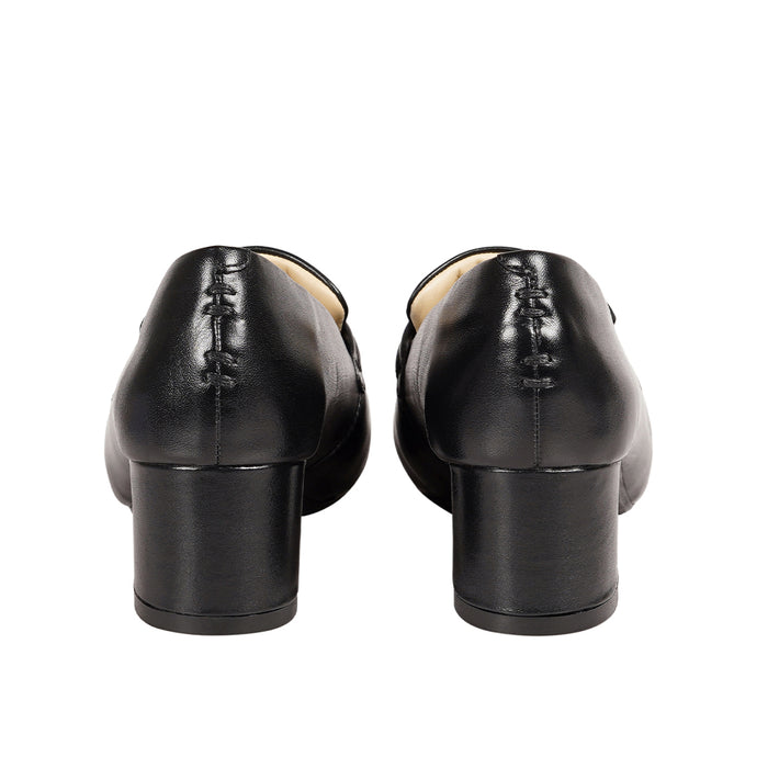 Sundance Women's Black Leather Loafers