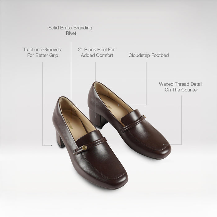Sundance Women's Brown Leather Loafers