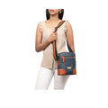 Sunnyvale Blue Leather Crossbody
