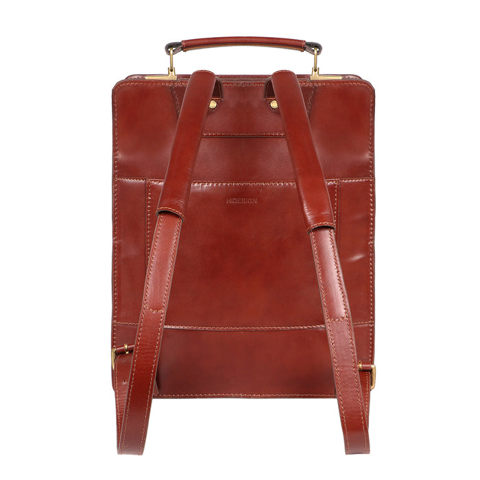 Sustain - 01 Tan Leather  Backpack