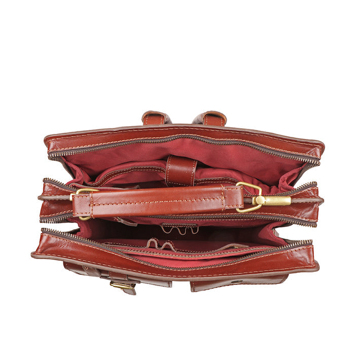 Sustain - 01 Tan Leather  Backpack