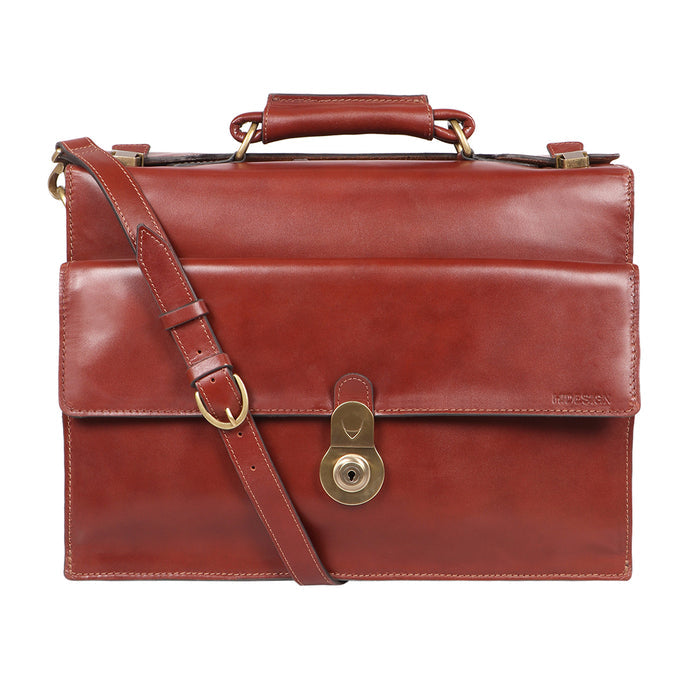 Sustain - 03 Tan Leather  Briefcase