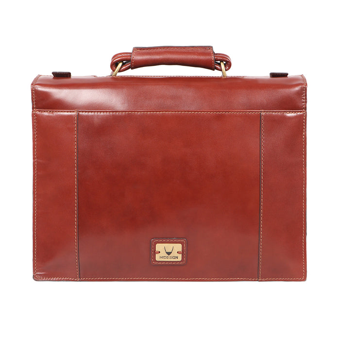 Sustain - 03 Tan Leather  Briefcase