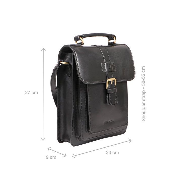 Sustain - 04 Black Leather  Crossbody