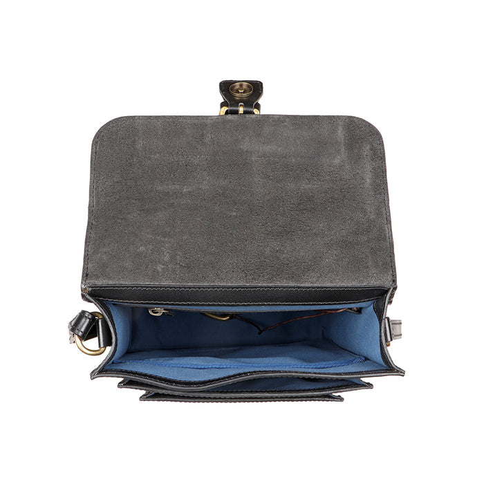 Sustain - 04 Black Leather  Crossbody