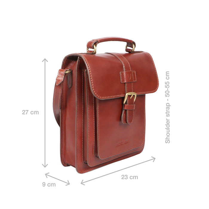 Sustain - 04 Tan Leather  Crossbody