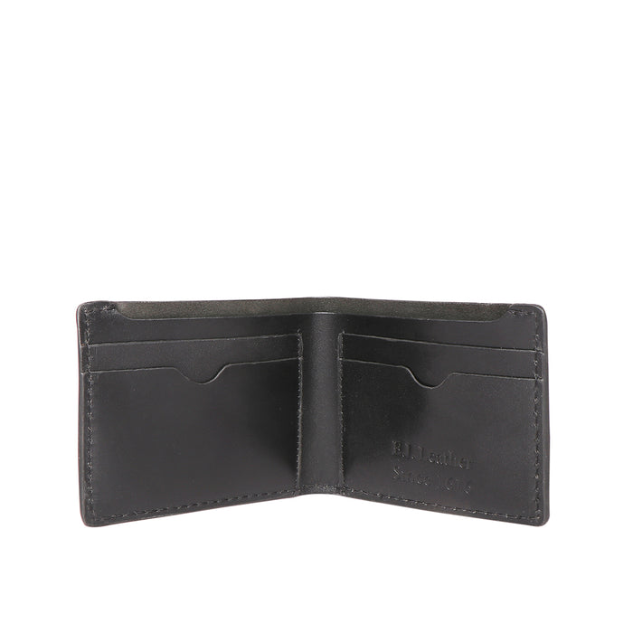 Sustain - W1 Black Leather Bi-Fold Wallet
