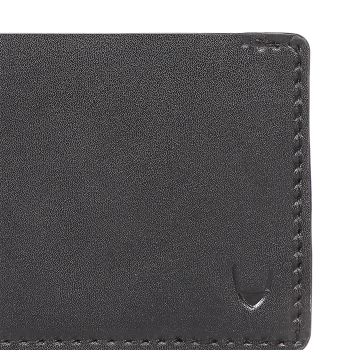Sustain - W1 Black Leather Bi-Fold Wallet