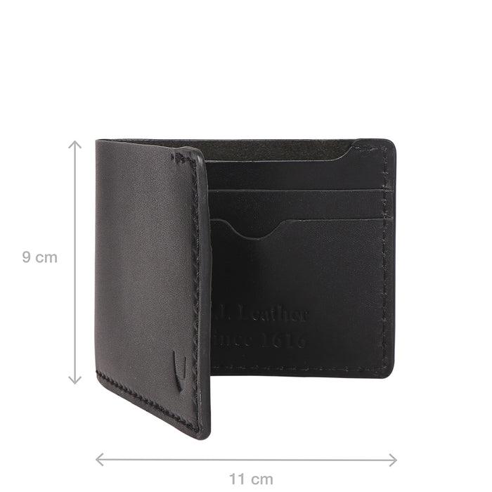 Sustain - W1 Black Leather Bi-Fold Wallet