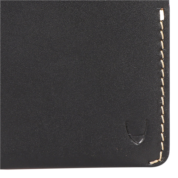 Sustain - W2 Black Leather Bi-Fold Wallet