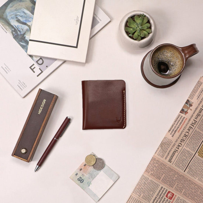 Sustain - W2 Tan Leather Bi-Fold Wallet