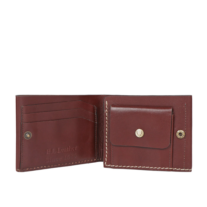 Sustain - W3 Brown Leather Trifold Wallet