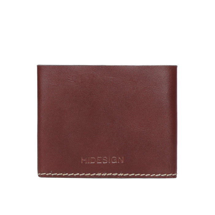 Sustain - W3 Brown Leather Trifold Wallet