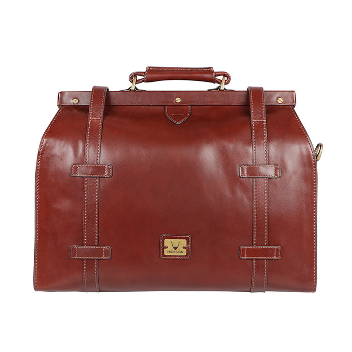 Sustain 02 Brown Leather  Duffle Bag
