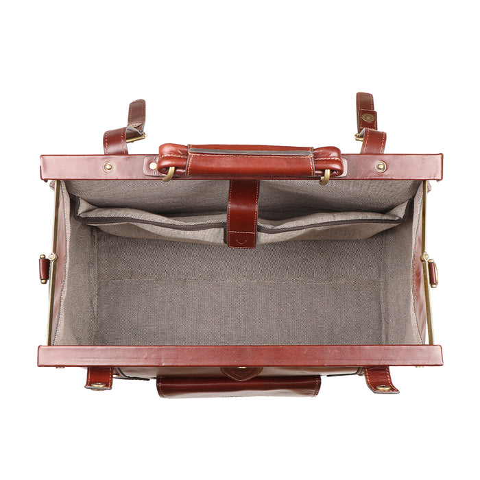 Sustain 02 Brown Leather  Duffle Bag