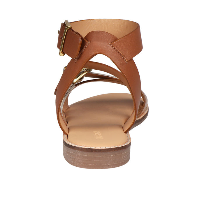 Suzie Women's Tan Leather Strap Sandals