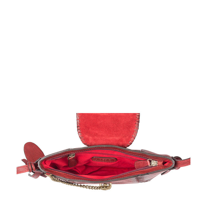 Swala 04 Marsala Leather Sling Bag
