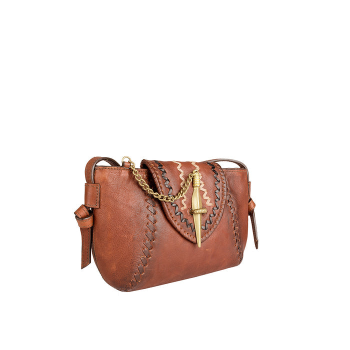 Swala 04 Tan Leather Sling Bag