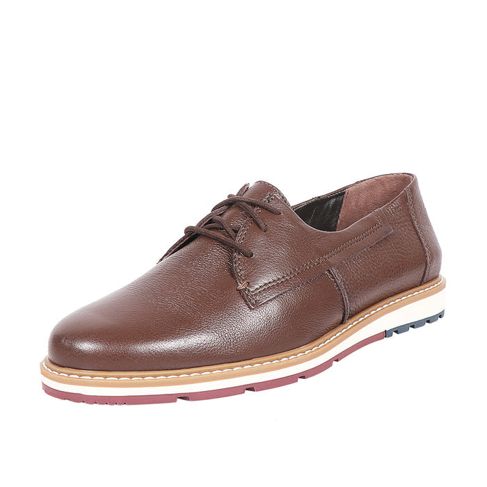 Taos Men's Brown Leather Lace Up Shoes