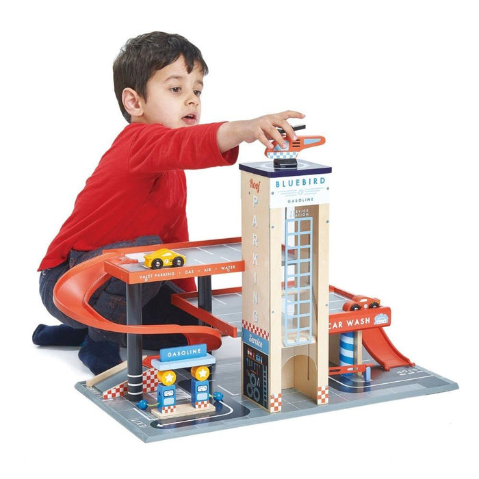 Tender Leaf Toys - Blue Bird Service Station