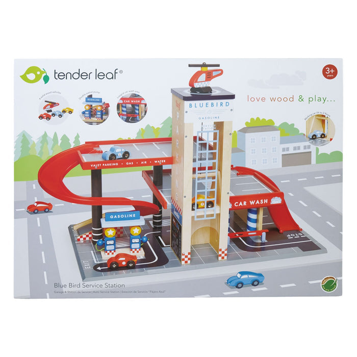 Tender Leaf Toys - Blue Bird Service Station