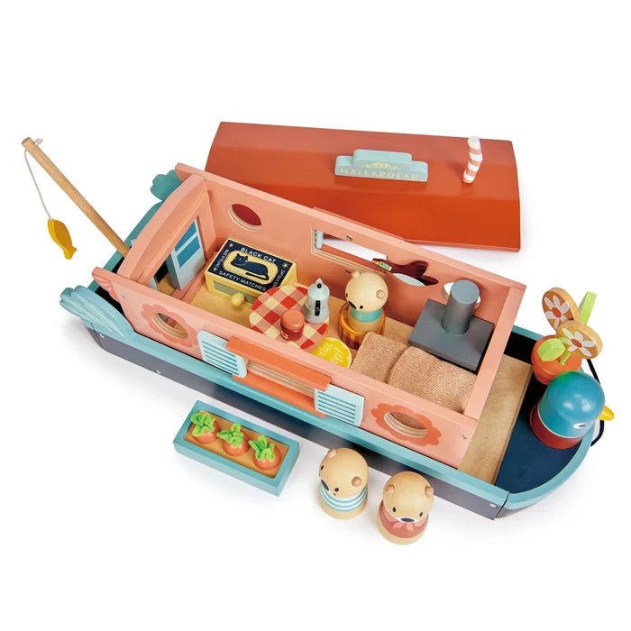 Tender Leaf Toys - Little Otter Canal Boat