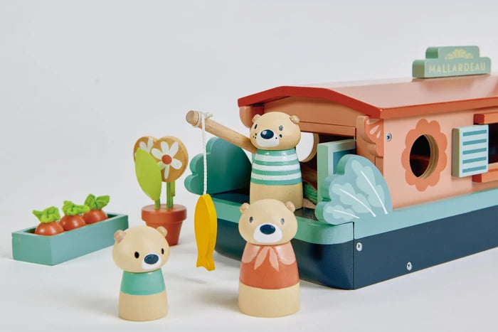 Tender Leaf Toys - Little Otter Canal Boat