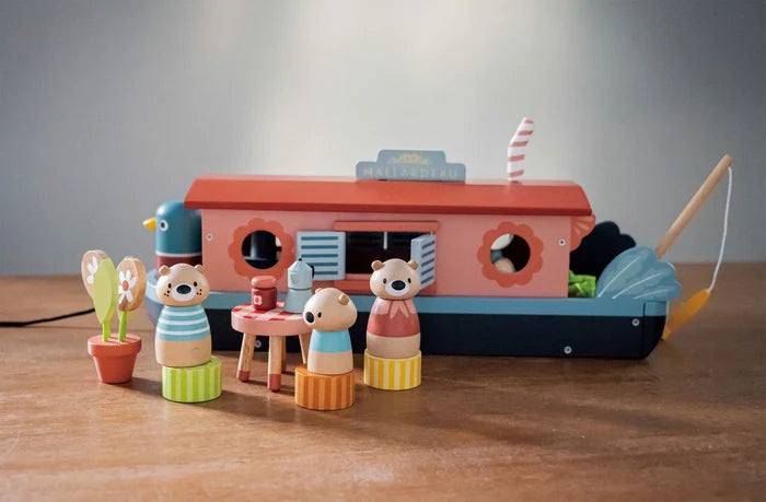 Tender Leaf Toys - Little Otter Canal Boat