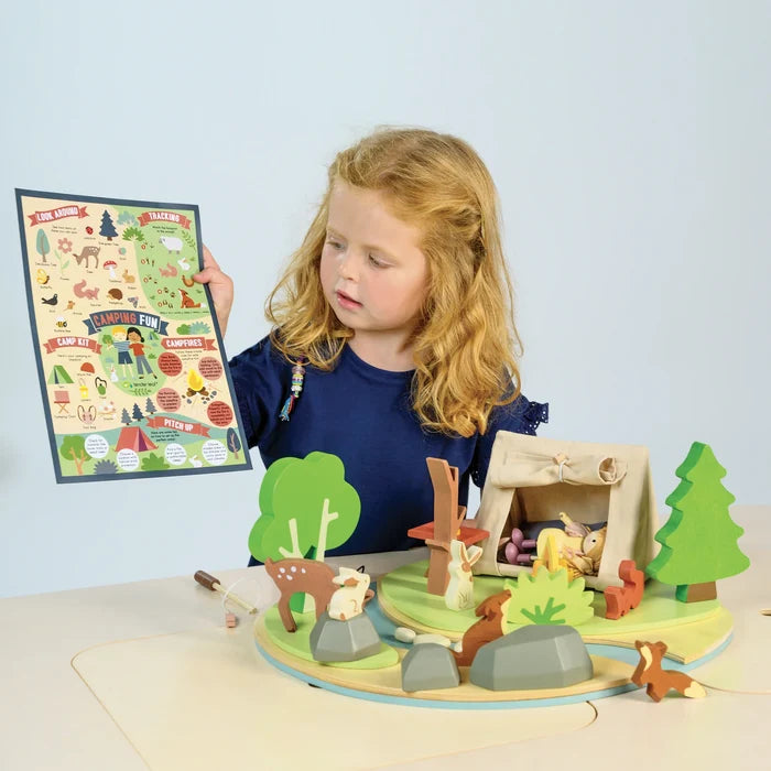 Tender Leaf Toys - Wildlife Camping Play Set