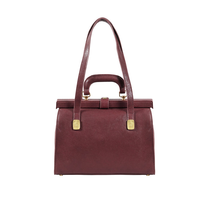 Tenjin 02 Marsala Leather Shoulder Bag