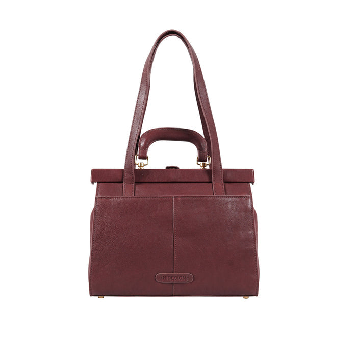 Tenjin 02 Marsala Leather Shoulder Bag