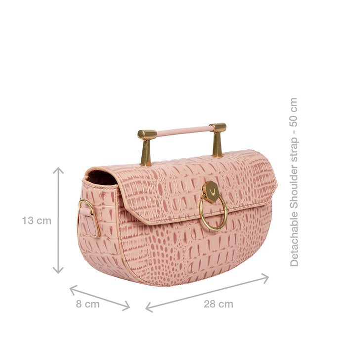 Tequila 01 Pink Leather Shoulder Bag