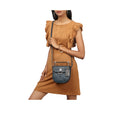 Tequila 02 Blue Leather Sling Bag