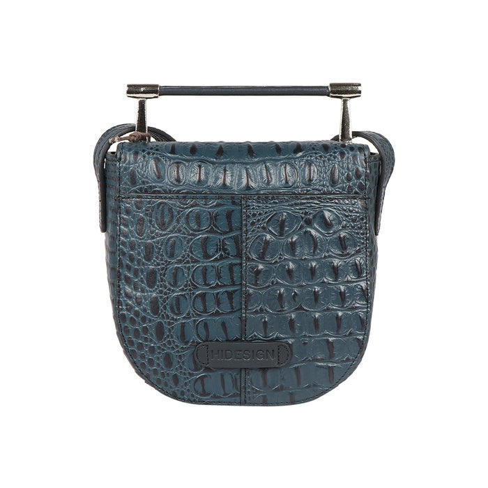 Tequila 02 Blue Leather Sling Bag