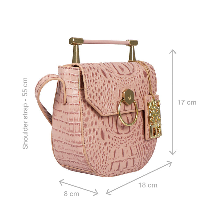 Tequila 02 Pink Leather Sling Bag