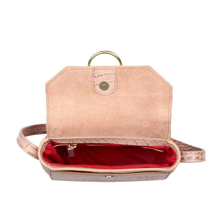 Tequila 02 Pink Leather Sling Bag