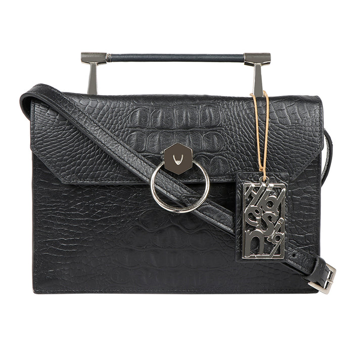 Tequila 03 Black Leather Crossbody