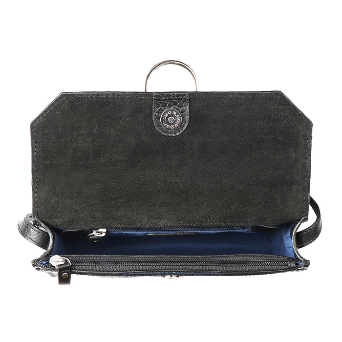 Tequila 03 Black Leather Crossbody