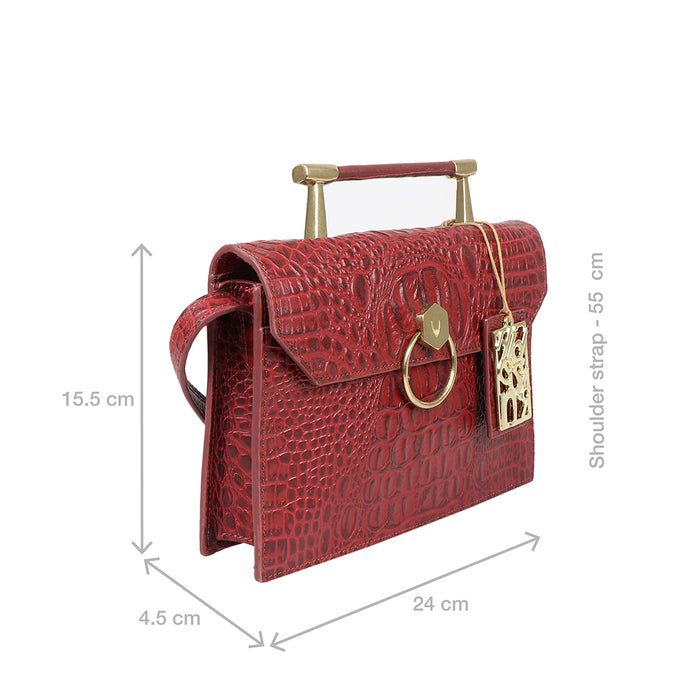 Tequila 03 Marsala Leather Crossbody