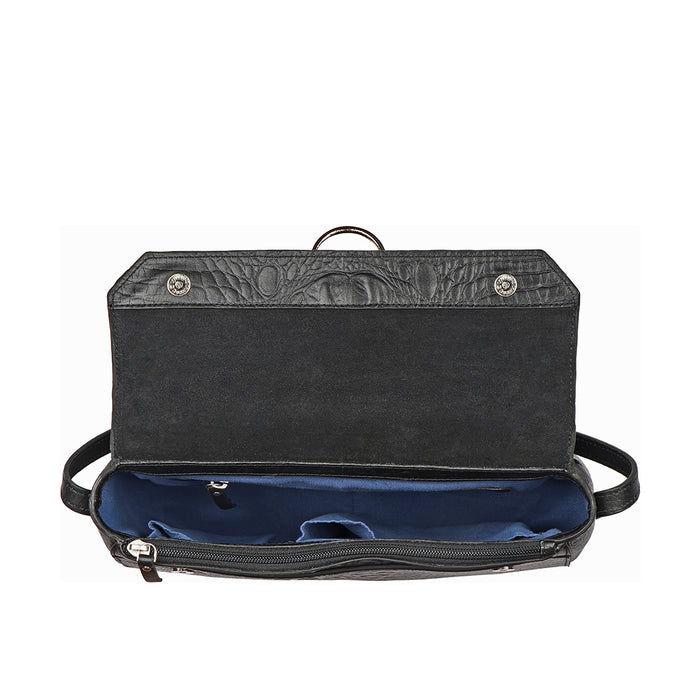 Tequila 04 Black Leather Crossbody