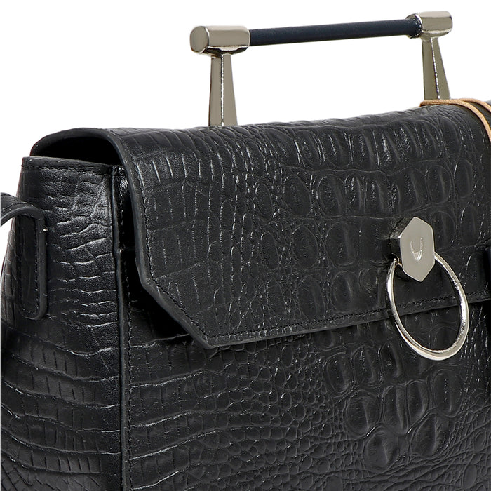 Tequila 04 Black Leather Crossbody